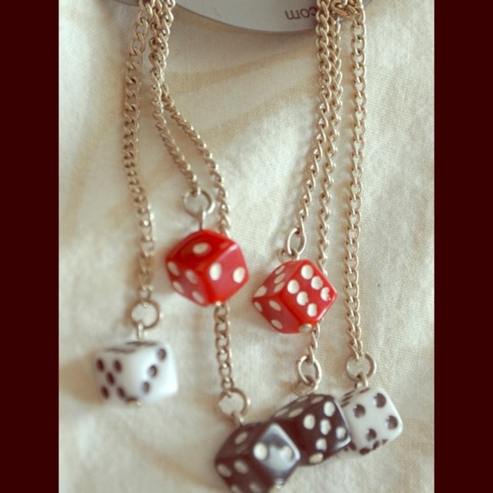 Dice earrings
